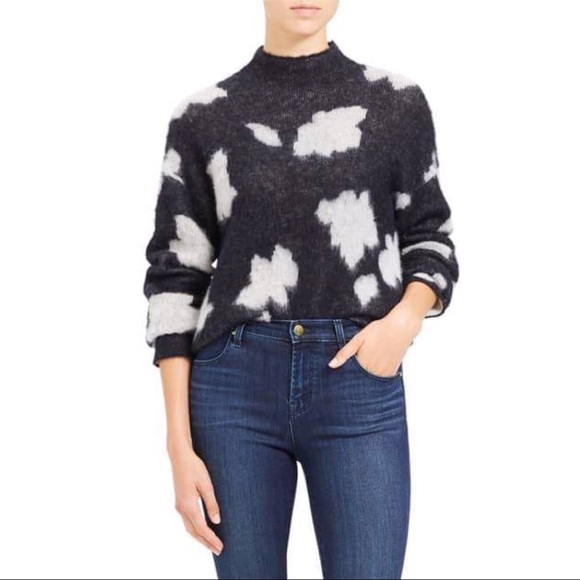 ❤️Sold❤️Theory Floral Sweater  Large - Picture 6 of 11